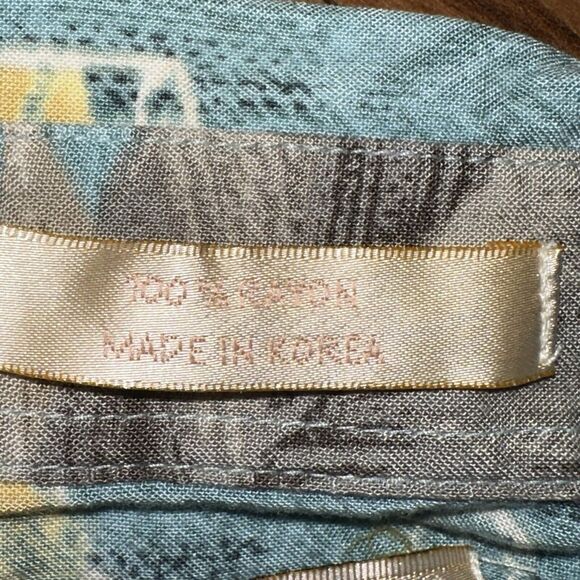 Campia Moda Men's 100% Rayon Blue Cocktails Camp Hawaiian Shirt XXL 0274 - Picture 7 of 7